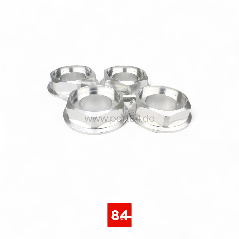 Aluminium Sechskant Felgendeckel für BBS RS, RF, RC, RM hohe Ausführung 30 mm