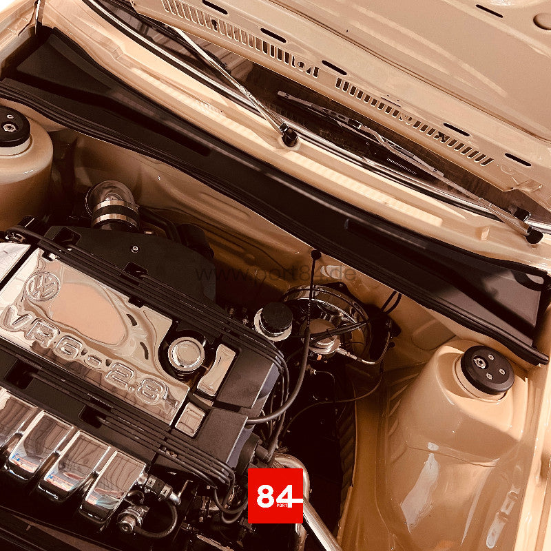 Made by PORT84 - Symmetrische Wasserkastenabdeckung für VW Golf 2 / Jetta 2