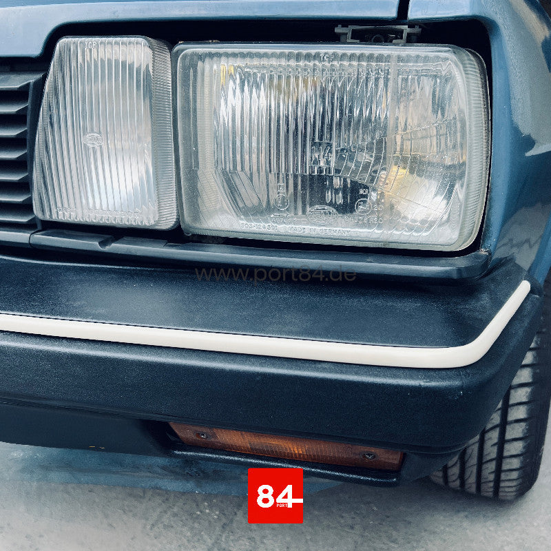 VW Passat 32B B2 / Santana / Quantum Keder Set für Stoßstangen weiß