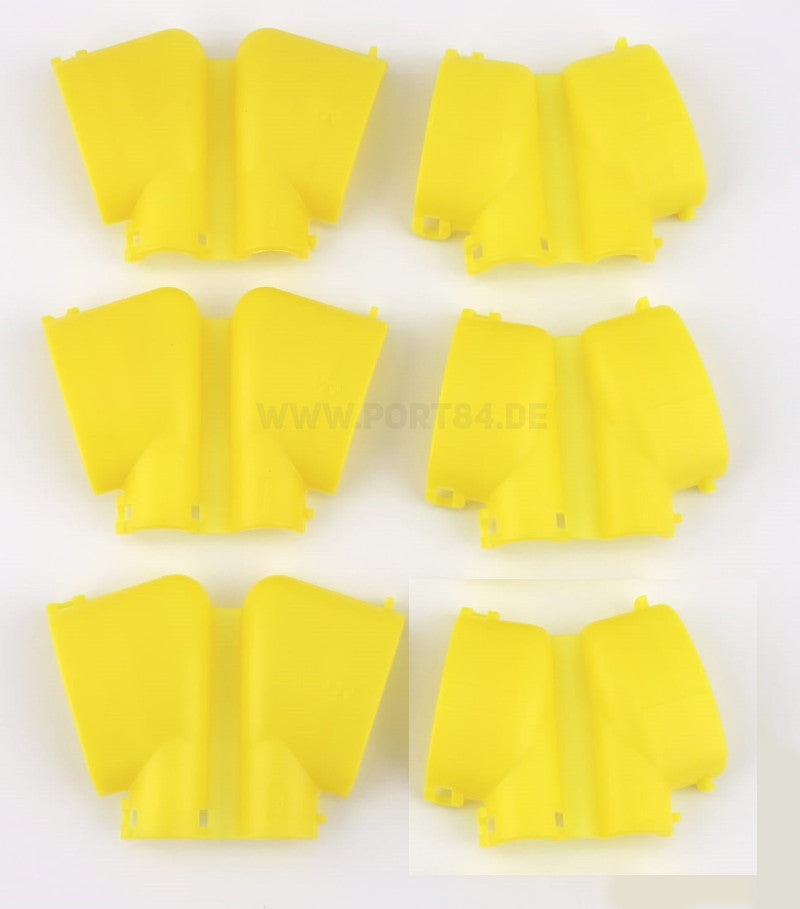 6x Zündspulen Kappe Cover Gelb R36 R32 + 1x Wellrohr 03H 971 921 A 03H971921A Port84