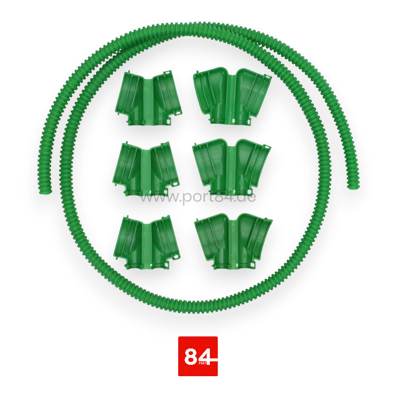 6x Zündspulen Kappe Cover Grün R36 R32 + 1x Wellrohr 03H 971 921 A 03H971921A