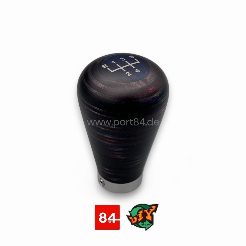 BMW 3er E36 Echtholz Schaltknauf Shift Knob M-Technik Design Satin PORT84 x CDIY.EU