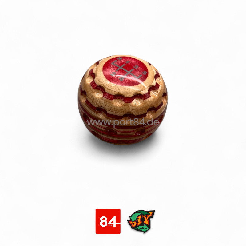 VW Golf & Jetta 2 Echtholz Schaltknauf Golfball Design - Color Edition