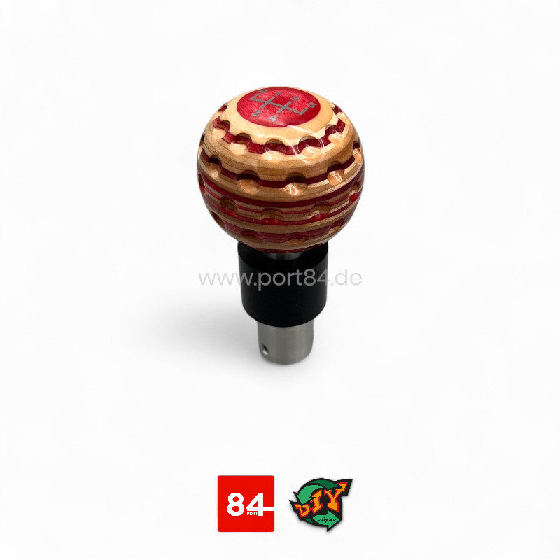 VW Golf & Jetta 3, Vento Echtholz Schaltknauf Golfball Design - Color Edition