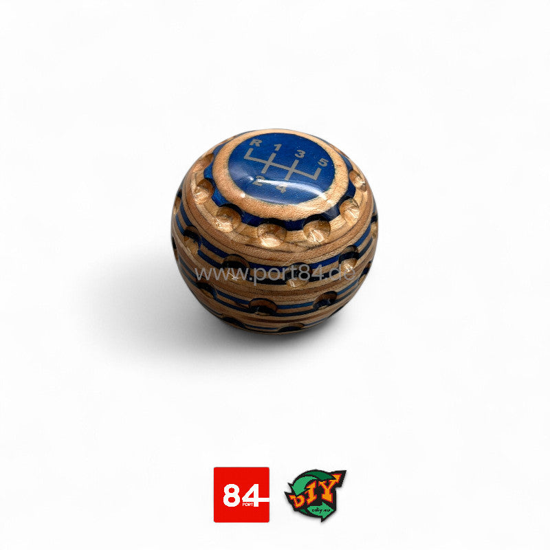 VW Golf & Jetta 2 Echtholz Schaltknauf Golfball Design - Color Edition