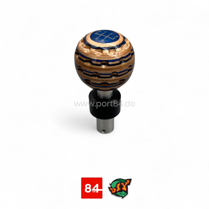 VW Golf & Jetta 3, Vento Echtholz Schaltknauf Golfball Design - Color Edition