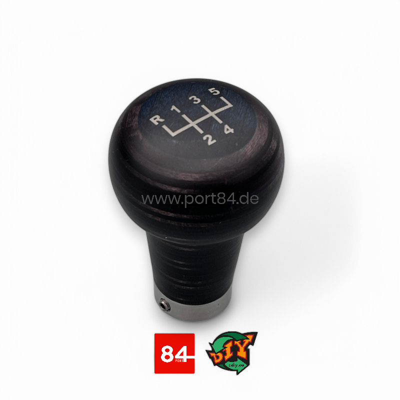 BMW 3er E30 Echtholz Schaltknauf M-Technik Design Matte CDIY.EU x PORT84