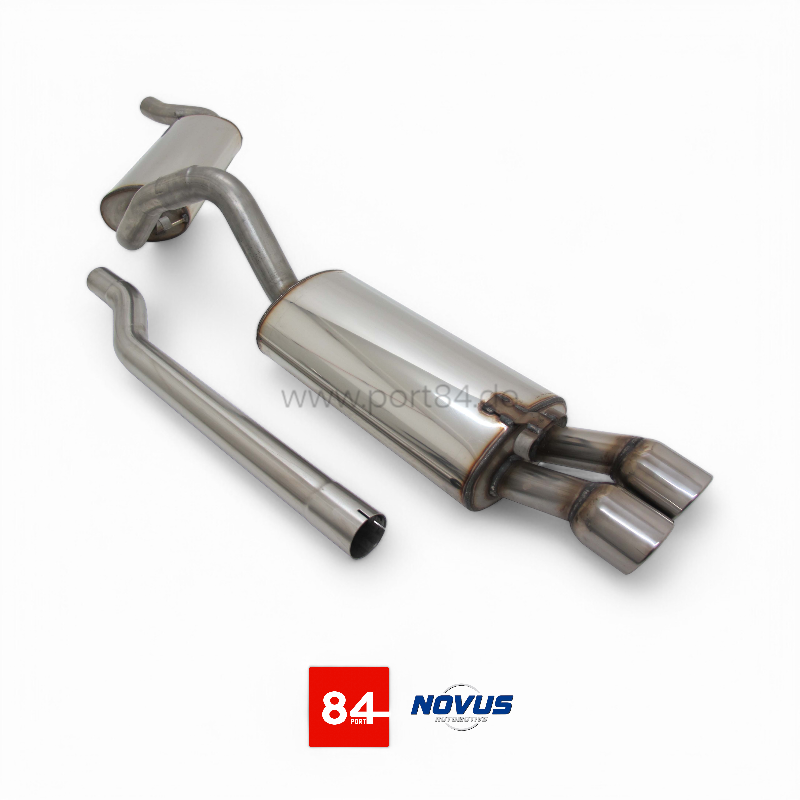 Audi 80 Typ 89 Gruppe A Sportabgasanlage 2x76 mm SR-Design aus Edelstahl
PORT84