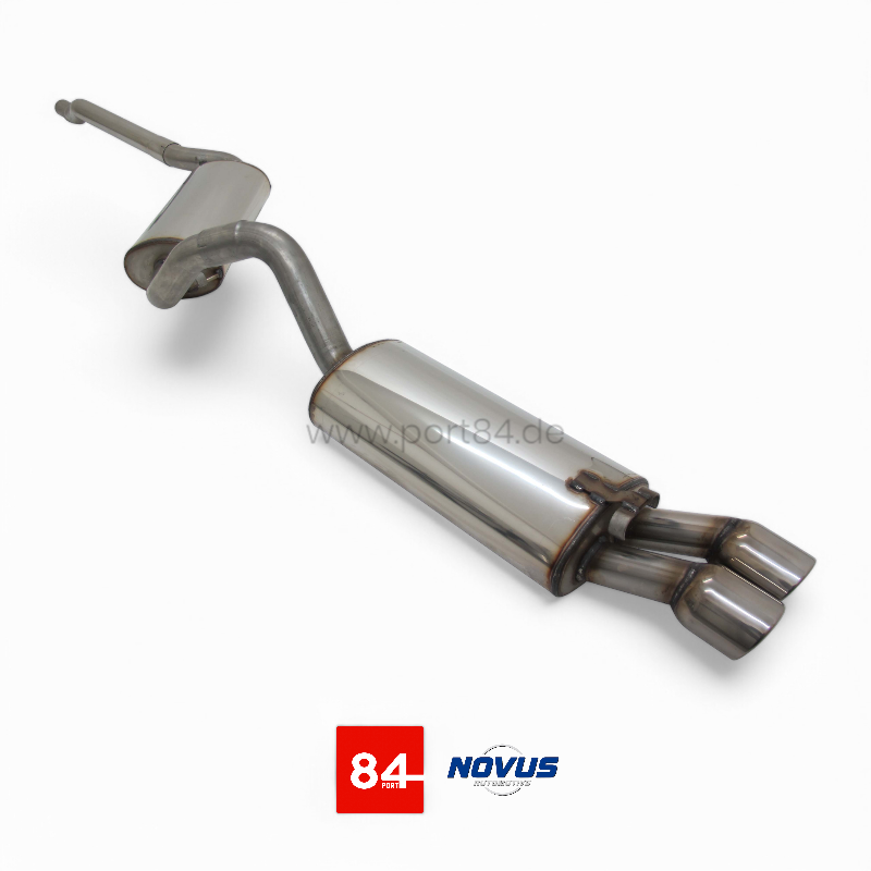Audi 80 Typ 89 Gruppe A Sportabgasanlage 2x76 mm SR-Design aus Edelstahl
PORT84