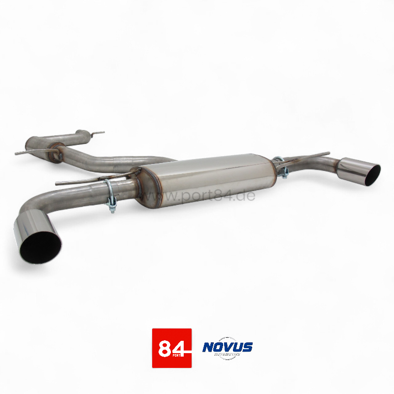 VW Golf 6 GTI Gruppe A Sportabgasanlage ab Kat 1x90mm MS-Design aus Edelstahl
PORT84