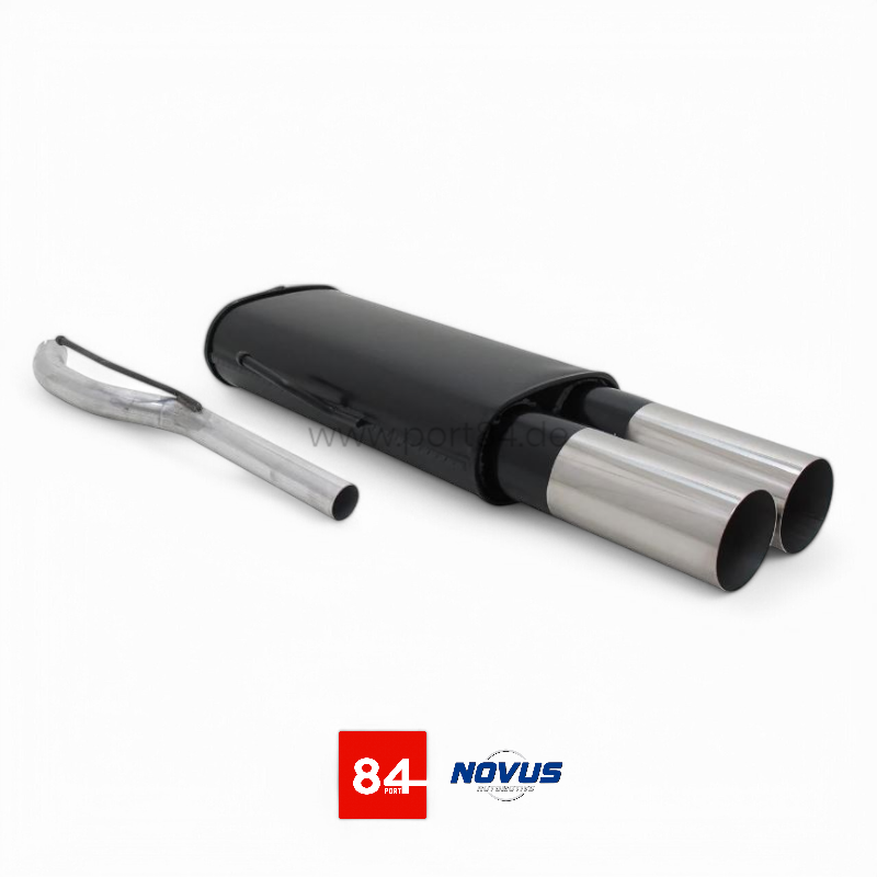 VW Passat 35i (B3/B4) Sportendschalldämpfer 2x76mm RL-Design
PORT84