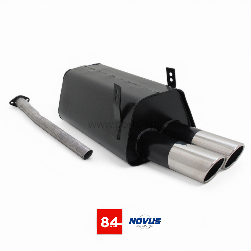 BMW E36 320i/323i Sportendschalldämpfer 2x76mm SR-Design 6 Zylinder
PORT84