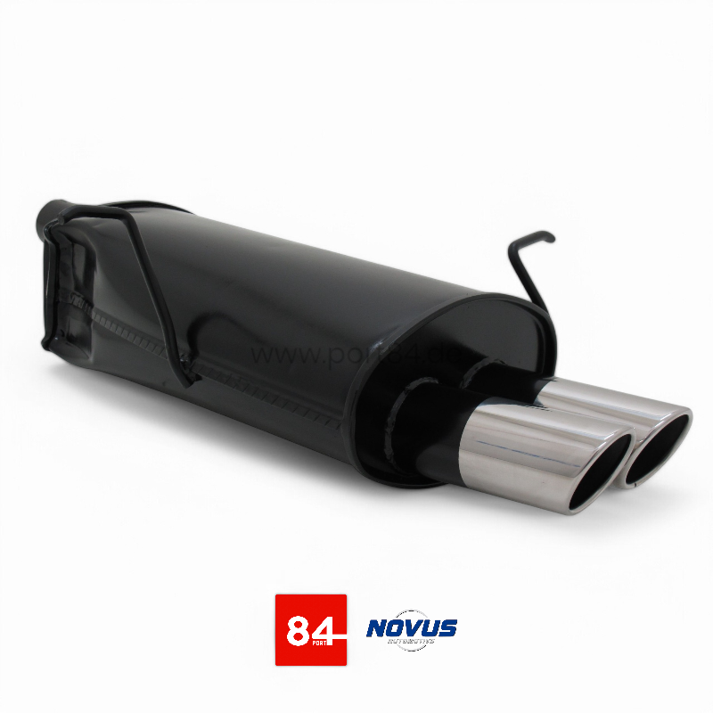 BMW E46 320i/323i/328i einflutig Sportendschalldämpfer 2x76mm SR-Design
PORT84