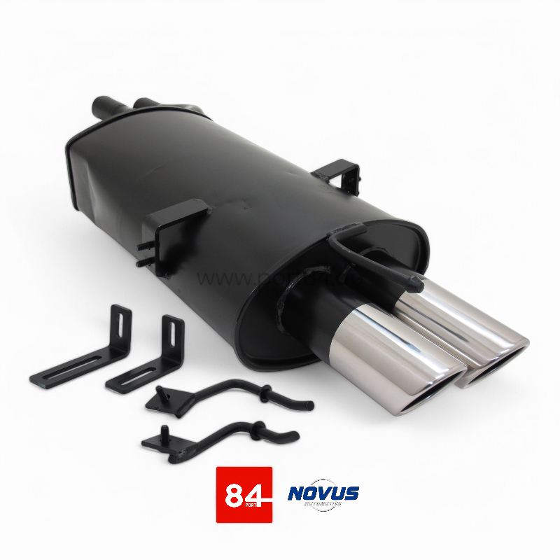 BMW E46 320i/325i/330i doppelflutig Sportendschalldämpfer 2x76mm SR-Design
PORT84
