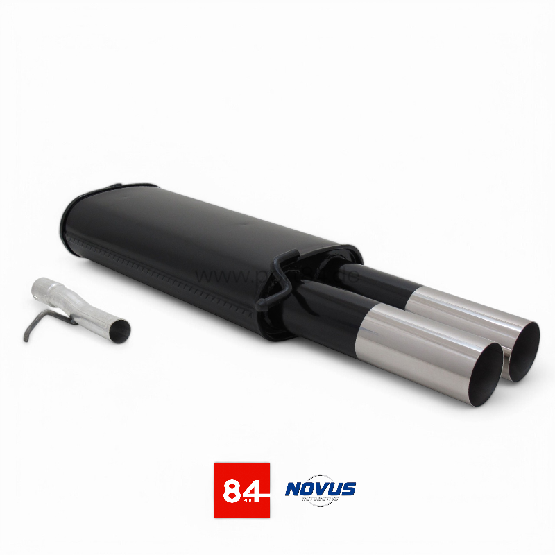 VW Passat 3B / 3BG Sportendschalldämpfer 2x76mm RL-Design
PORT84