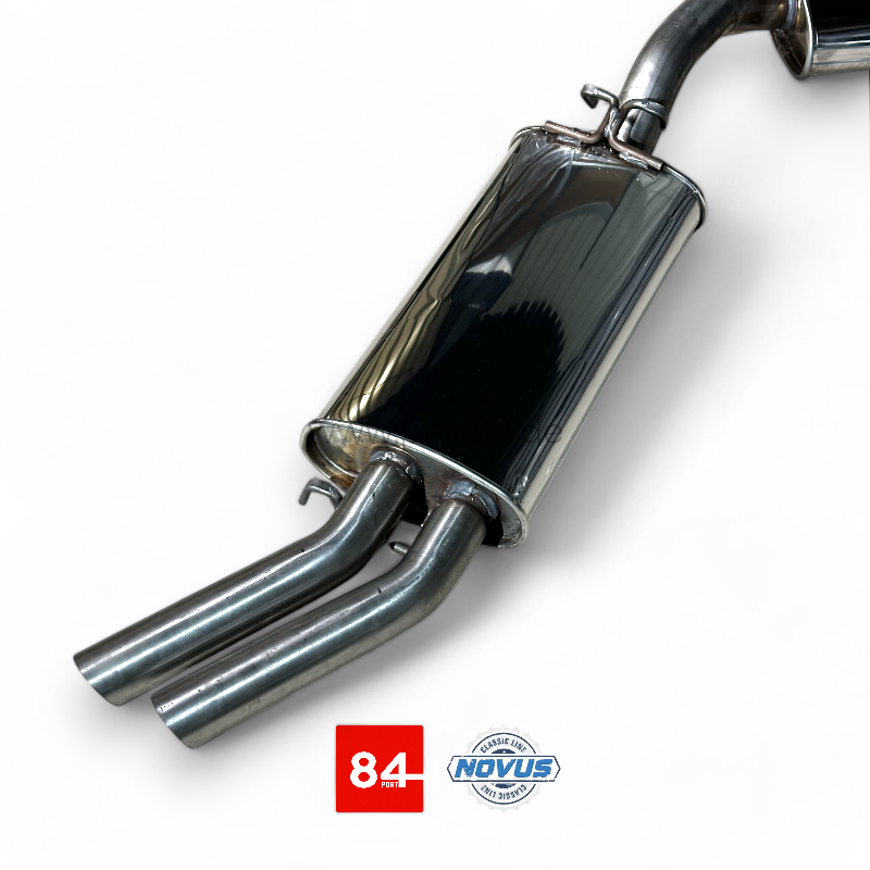 VW Golf II GTI 16V Abgasanlage ab Kat 55 mm "Classic Line" aus Edelstahl PORT84