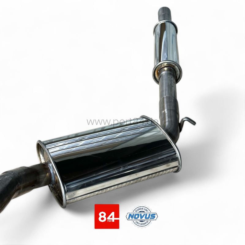 VW Golf II GTI 16V Abgasanlage ab Kat 55 mm "Classic Line" aus Edelstahl PORT84