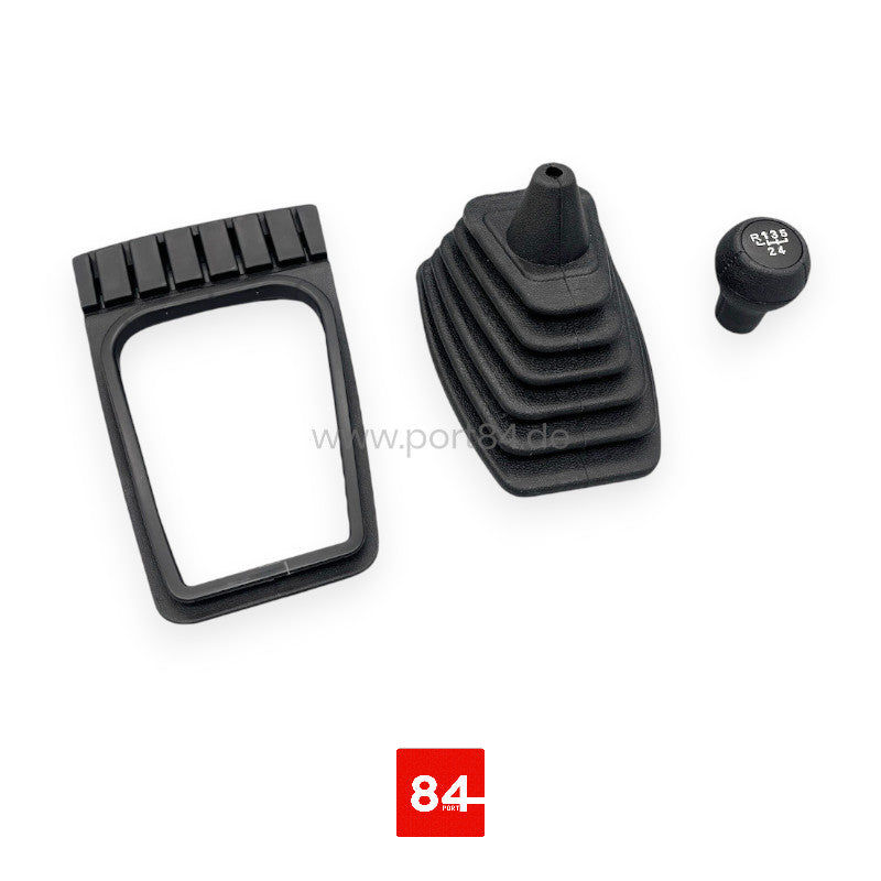 VW Golf & Jetta II Verkleidungs Set Schaltung inkl. Schaltknauf, Schaltsack und Schaltrahmen