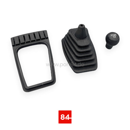 VW Golf & Jetta II Verkleidungs Set Schaltung inkl. Schaltknauf, Schaltsack und Schaltrahmen