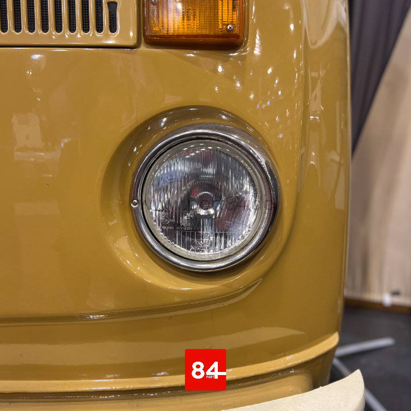 VW T2 T2a T2b Bay Window Camper Panel USA Modell Scheinwerfer mit E-Prüfzeichen