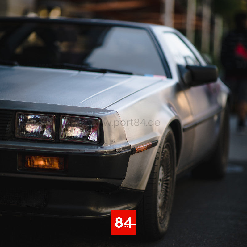 DMC De Lorean DeLorean 4x Scheinwerfer US EU E-Prüfzeichen Umrüstung