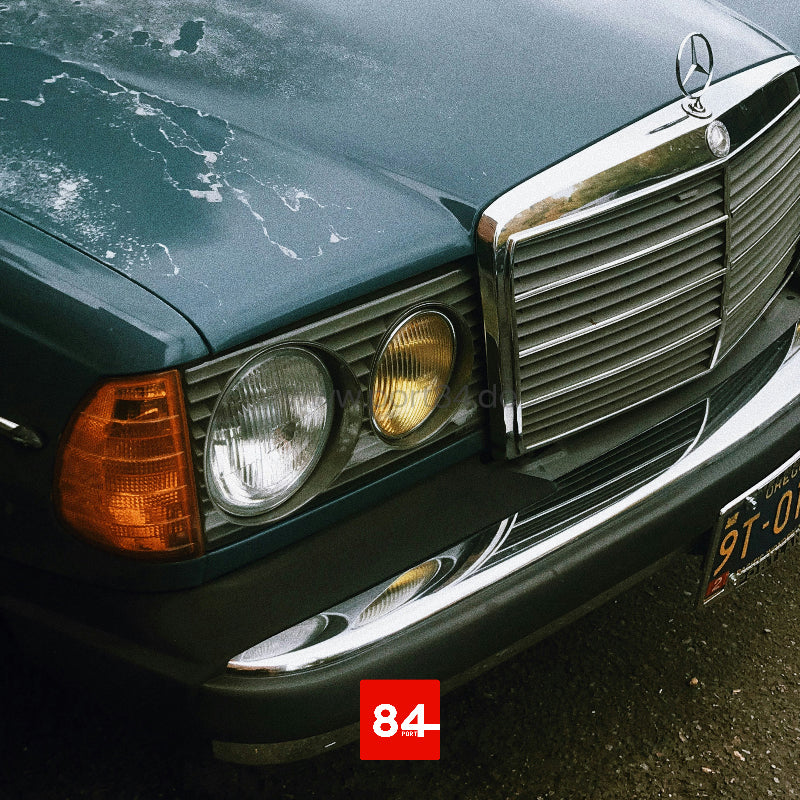 Mercedes W123 300 D TE C123 Scheinwerfer US EU E-Prüfzeichen Umrüstung