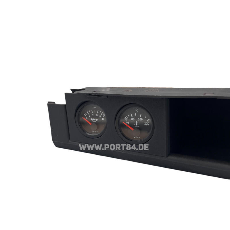 VW Corrado Halter für zwei Zusatzinstrumente Ablagefach PORT84