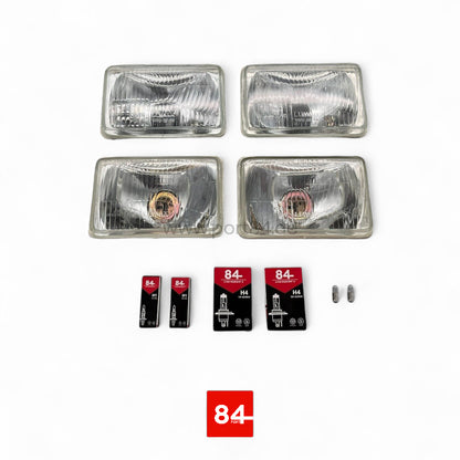 Audi 5000 C2 / C3 USA Scheinwerfer mit E-Prüfzeichen