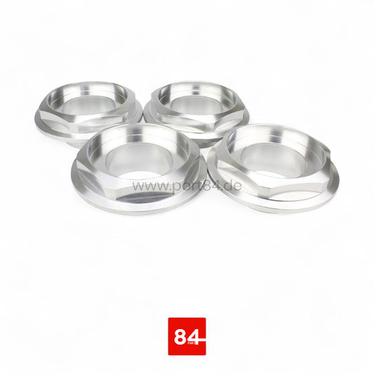 Aluminium Sechskant Felgendeckel für BBS RS, RF, RC, RM flache Ausführung 20 mm