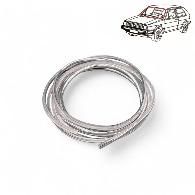 VW Golf 2 Typ 19E Chromkeder Frontscheibe