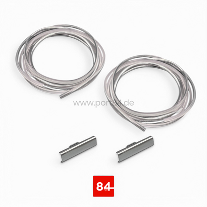 VW Jetta 2 Coupe Typ 16E Chromkeder Seitenscheibe + Verbinder