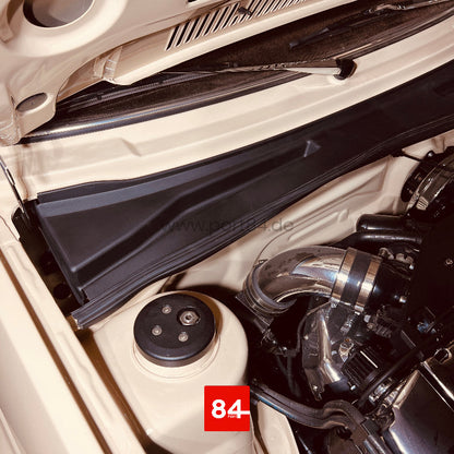 Made by PORT84 - Symmetrische Wasserkastenabdeckung für VW Golf 2 / Jetta 2