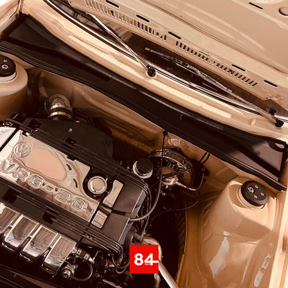 Made by PORT84 - Symmetrische Wasserkastenabdeckung für VW Golf 2 / Jetta 2