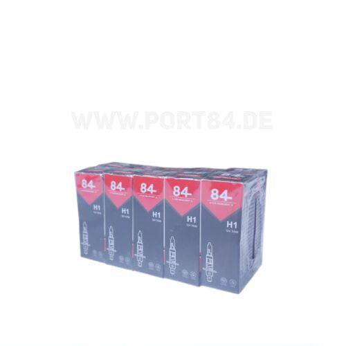 10x PORT84 H1 12V 55W Halogen Auto Lampen P14,5s Glühlampe Birnen Port84