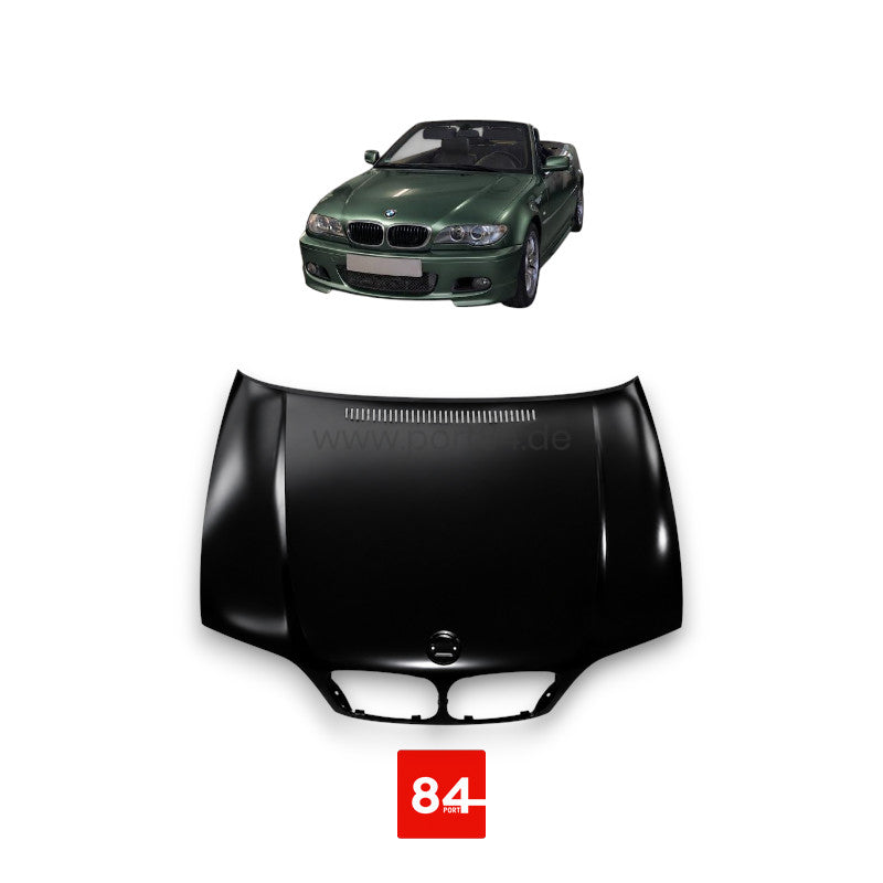 Motorhaube für BMW E46 FL ab 04/03 Coupe & Cabrio