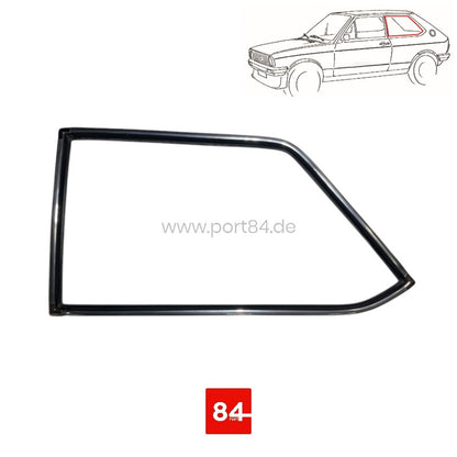 VW Polo 1 Typ 86 Chromkeder Seitenscheibe