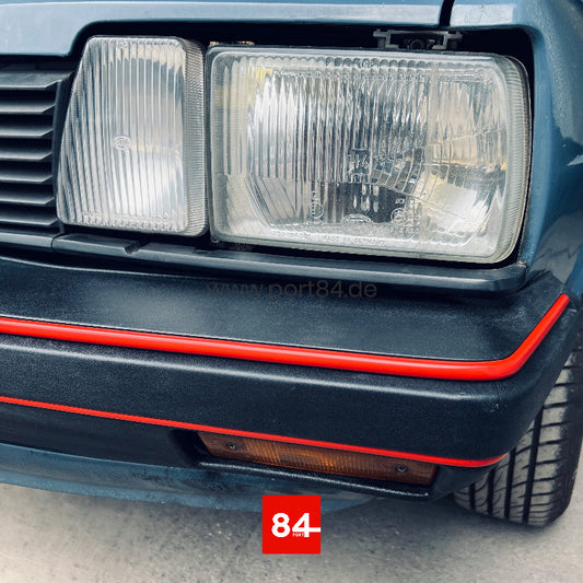 VW Passat 32B B2 / Santana / Quantum Keder Set für Stoßstangen rot