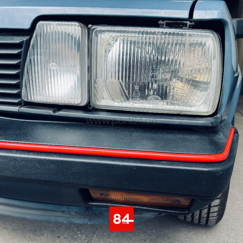 VW Passat 32B B2 / Santana / Quantum Keder Set für Stoßstangen rot