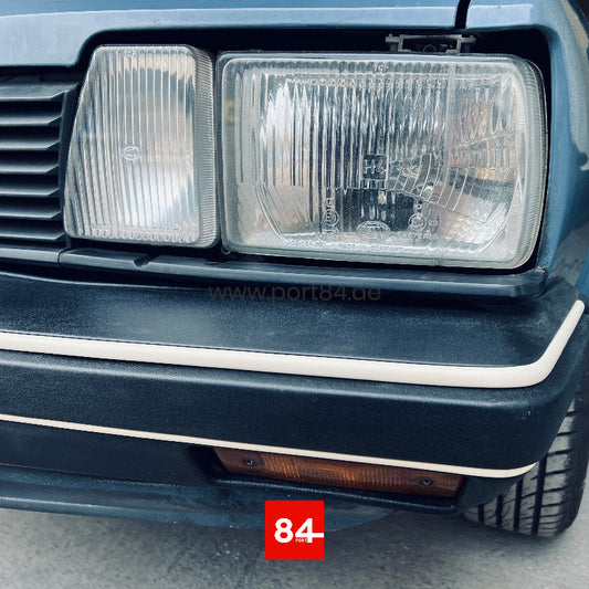 VW Passat 32B B2 / Santana / Quantum Keder Set für Stoßstangen weiß