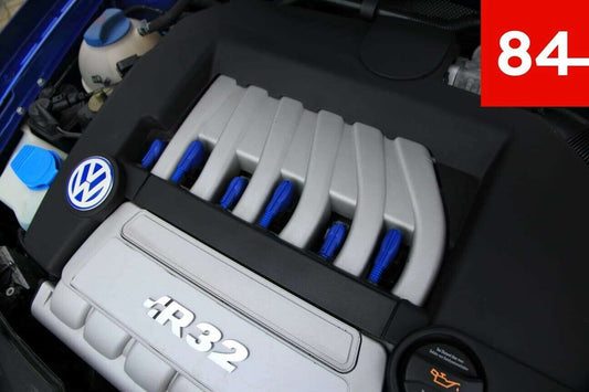 6x Zündspulen Kappe Cover Blau +VW Golf R36 R32 Wellrohr 03H 971 921 A 03H971921A Port84