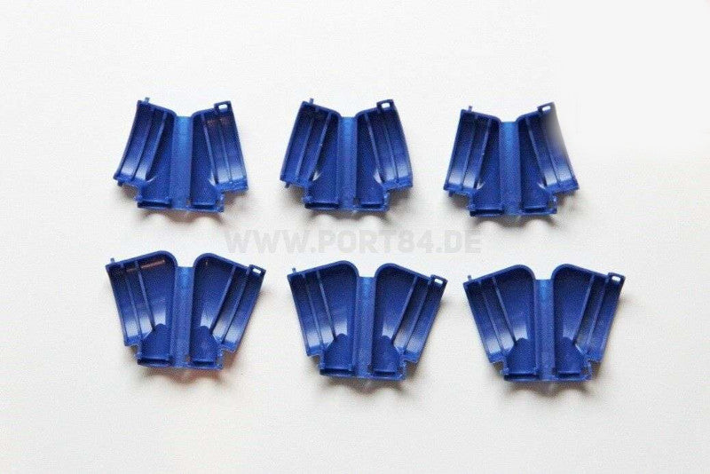 6x Zündspulen Kappe Cover Blau +VW Golf R36 R32 Wellrohr 03H 971 921 A 03H971921A Port84