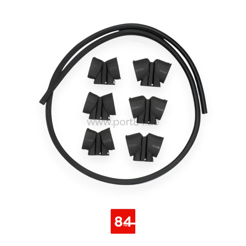 6x Zündspulen Kappe Cover Schwarz R36 R32 + 1x Wellrohr 03H 971 921 A 03H971921A