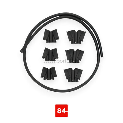 6x Zündspulen Kappe Cover Schwarz R36 R32 + 1x Wellrohr 03H 971 921 A 03H971921A