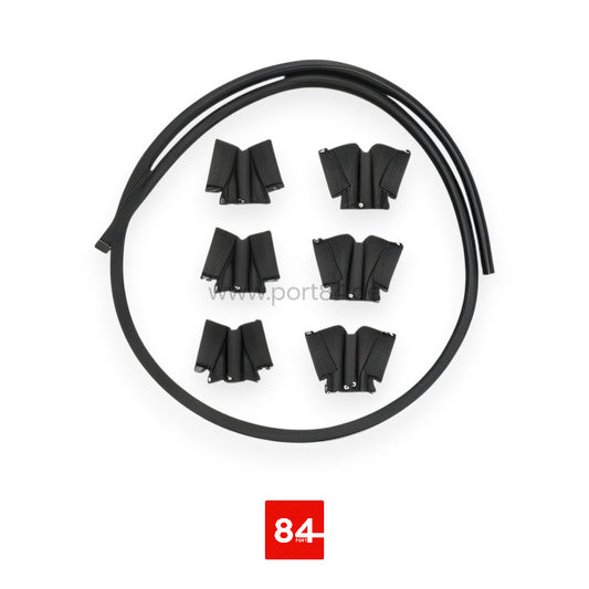 6x Zündspulen Kappe Cover Schwarz R36 R32 + 1x Wellrohr 03H 971 921 A 03H971921A