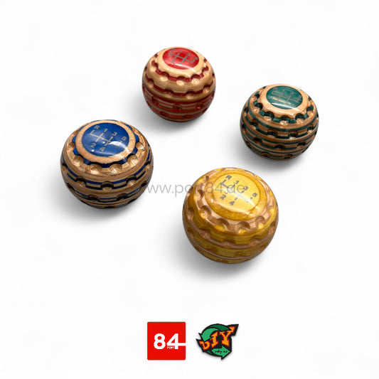 VW Golf & Jetta 2 Echtholz Schaltknauf Golfball Design - Color Edition