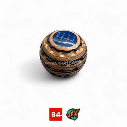 VW Golf & Jetta 2 Echtholz Schaltknauf Golfball Design - Color Edition