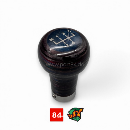BMW 3er E30 Echtholz Schaltknauf M-Technik Design Glossy CDIY.EU x PORT84