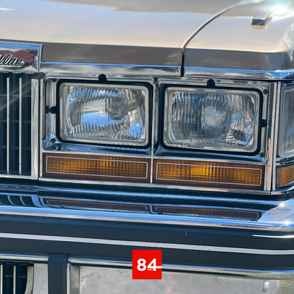 Cadillac Fleetwood Brougham Cimarron Eldorado 4x headlights EU E-mark