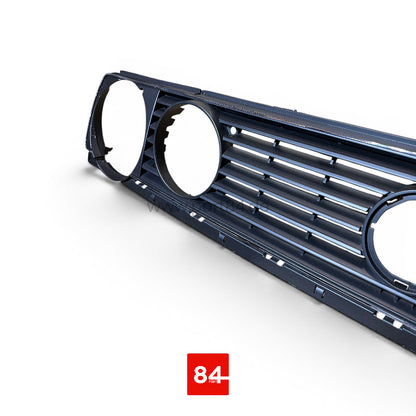 7-Rippen Kühlergrill mit Chromrand, passend für VW Golf 2 mit Doppelscheinwerfern