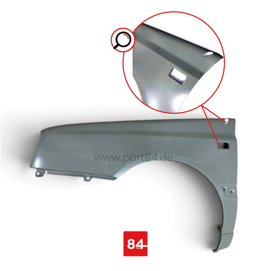 Kotflügel links für VW Golf 3 / Vento Vorfacelift bis 12/94 mit Antennenloch